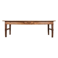 Antique French 19th Century Pine Farmhouse Table
