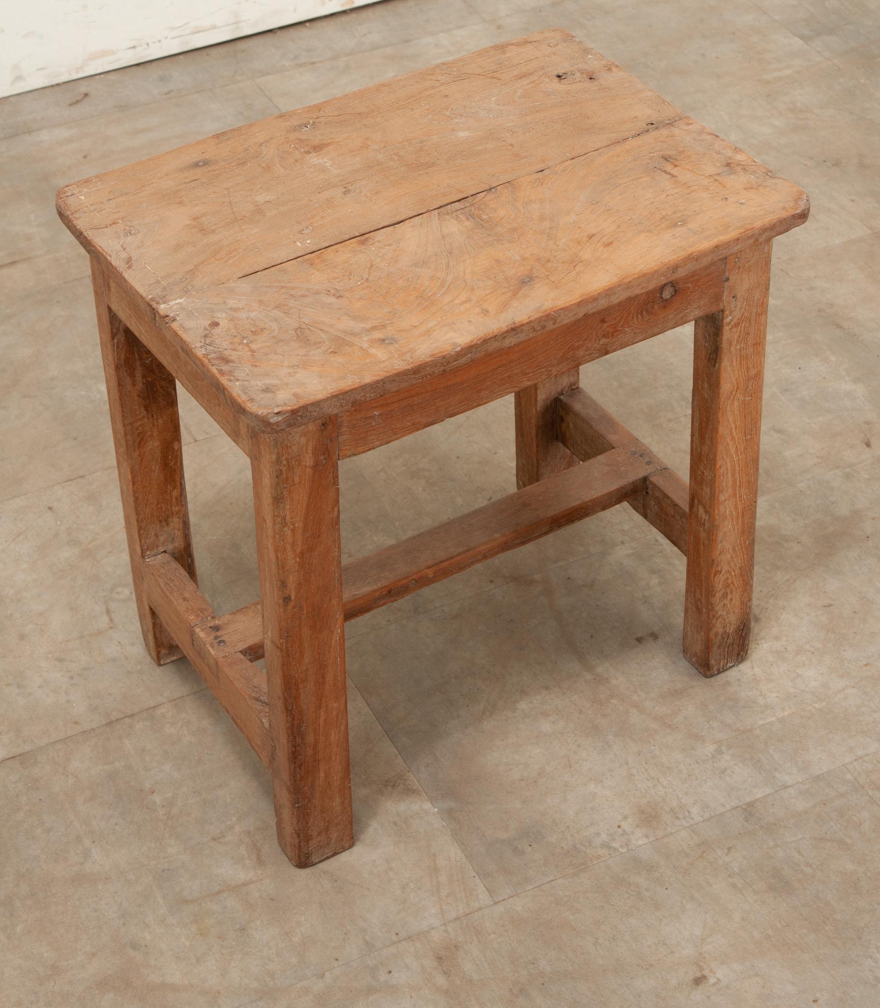 French 19th Century Pine Stool For Sale 3