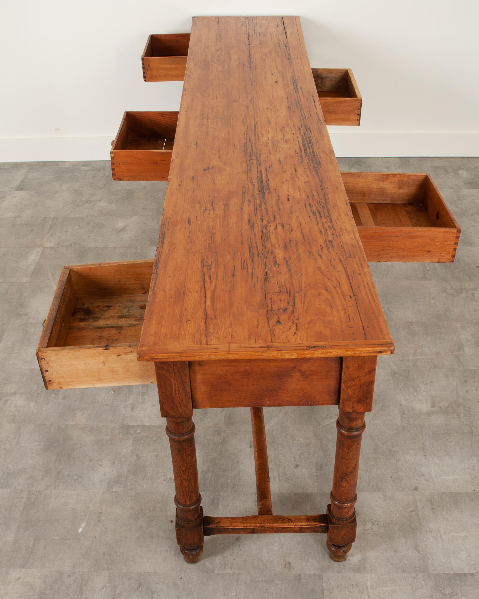 French, 19th Century, Pine Table 7