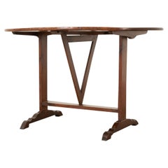 French 19th Century Pine Vendange Table