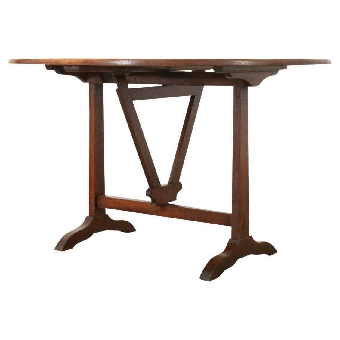 French, 19th Century, Pine Vendange Table For Sale