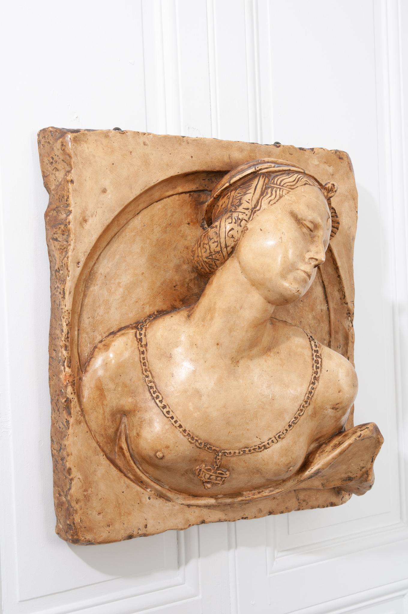 French 19th Century Plaster Copy of Lady from the Louvre For Sale 3