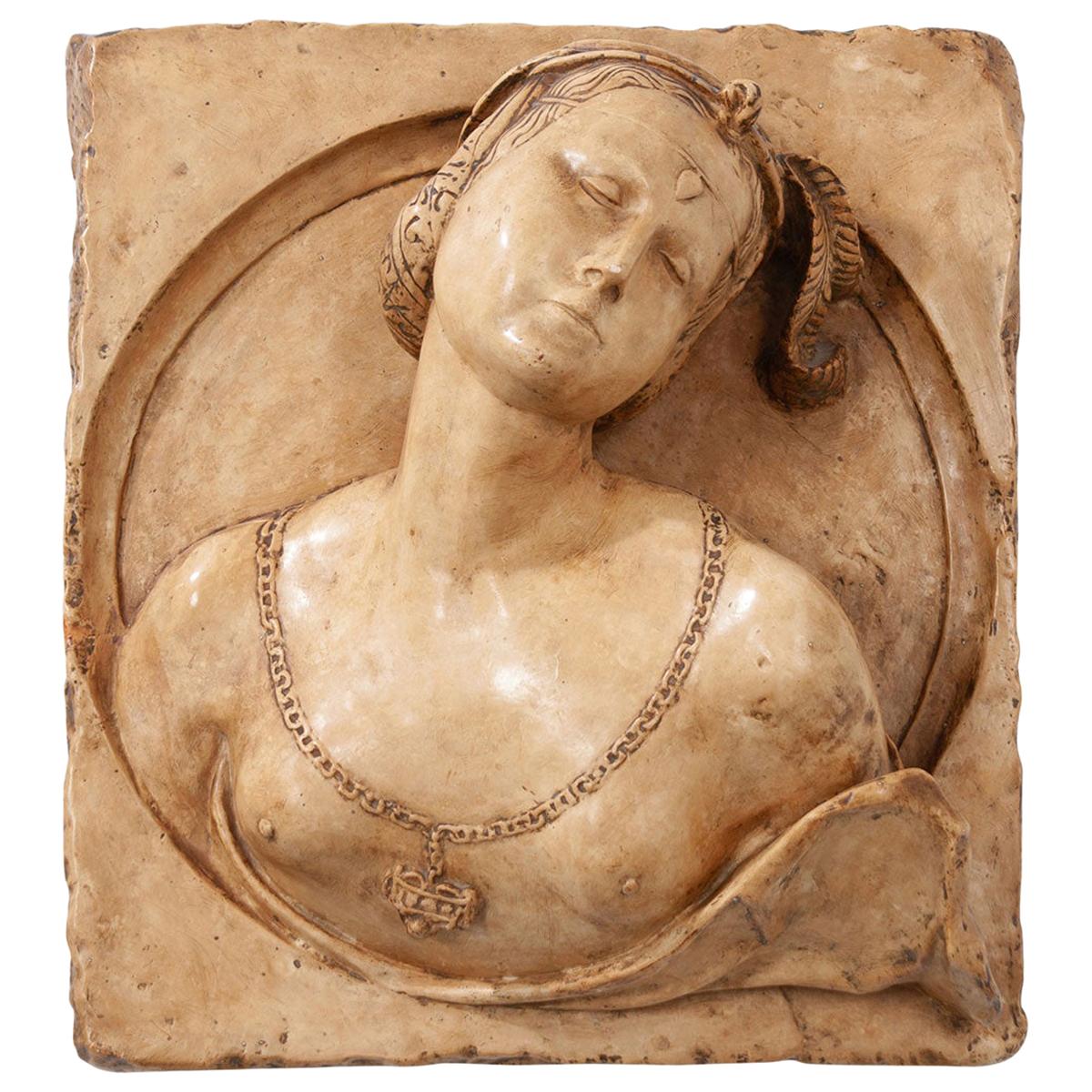 French 19th Century Plaster Copy of Lady from the Louvre For Sale