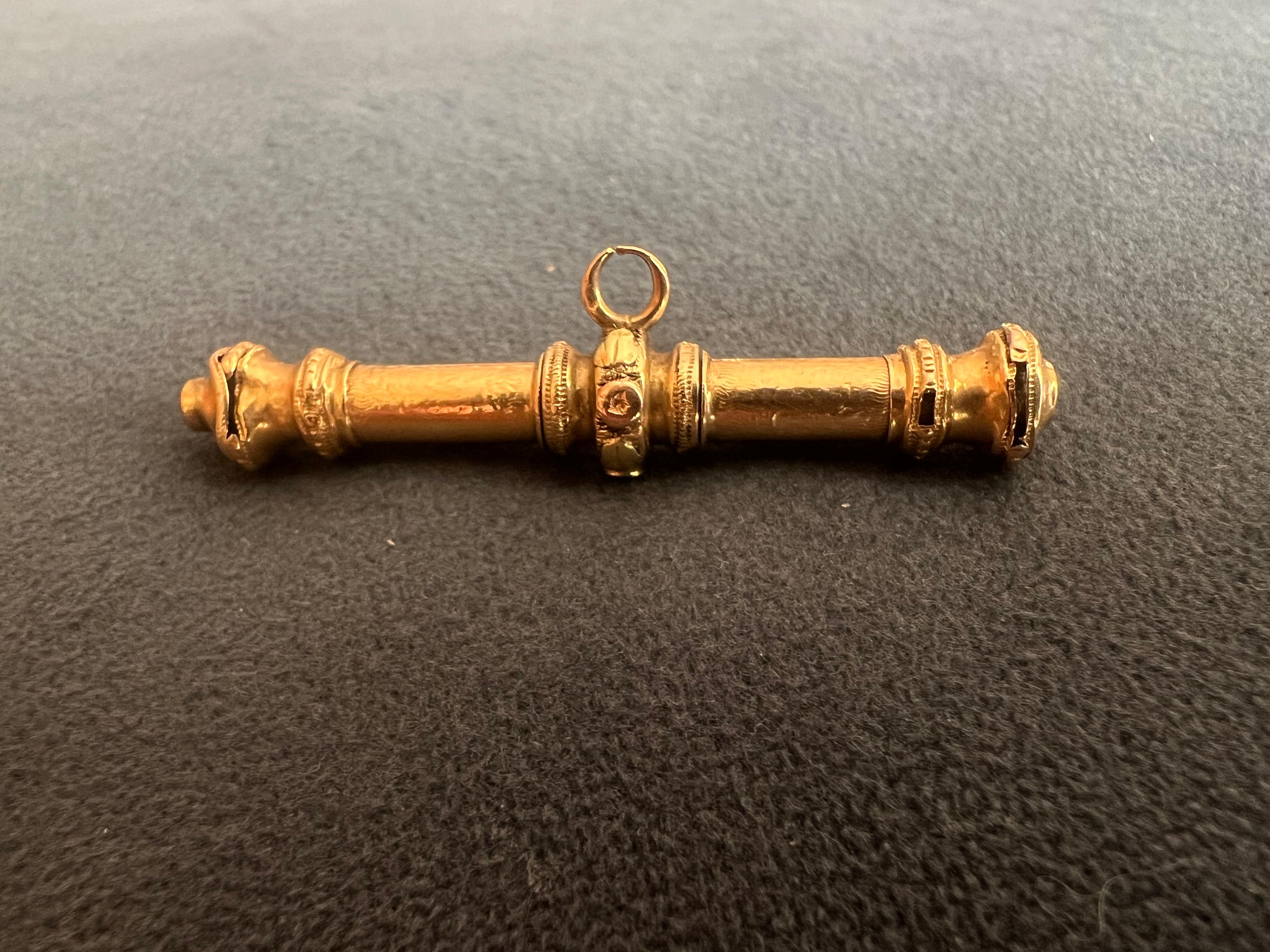 French 19th Century Pocket Watch Keys Fob Pendant For Sale 1