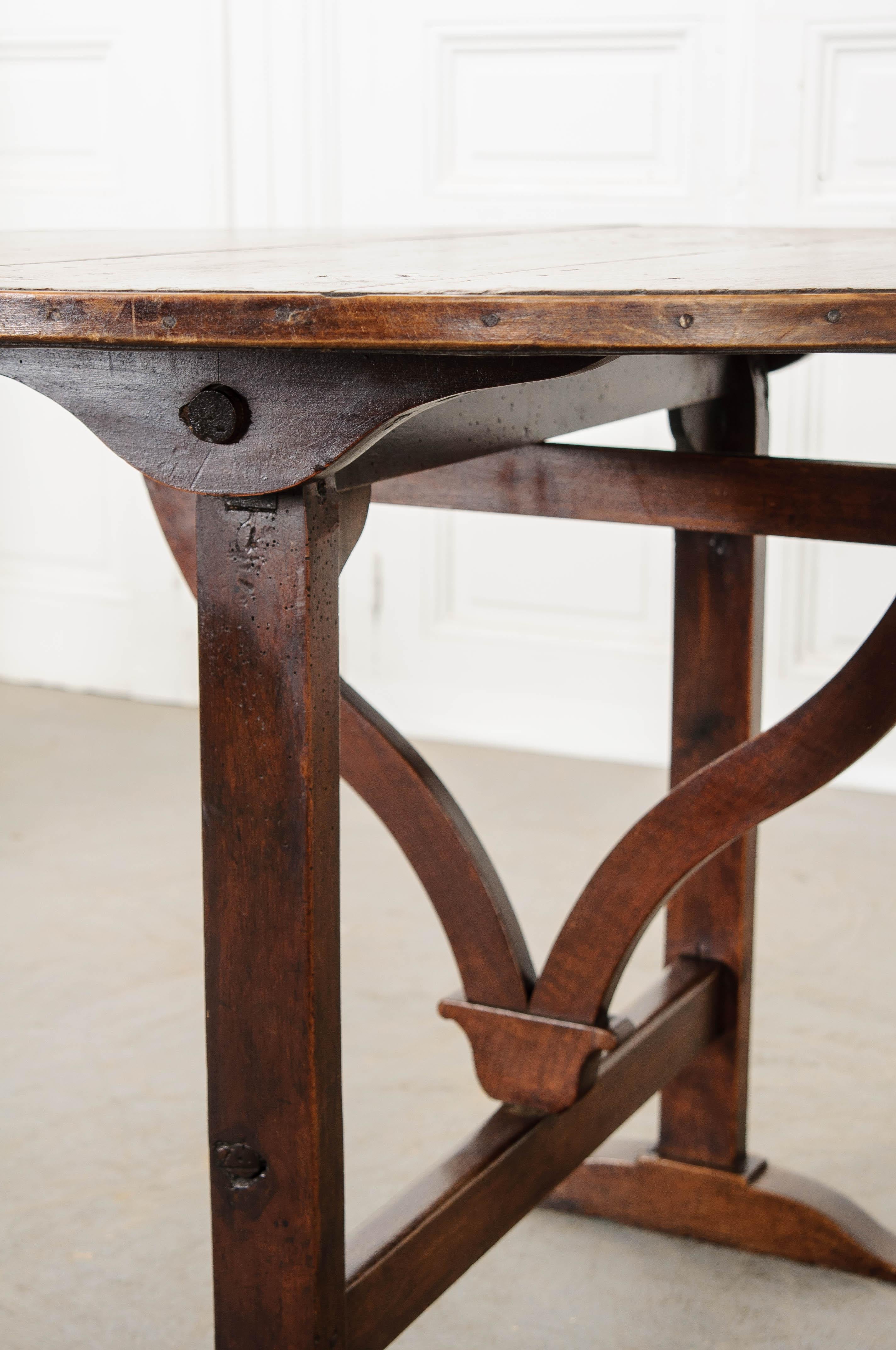 Other French 19th Century Poplar Vendange Table
