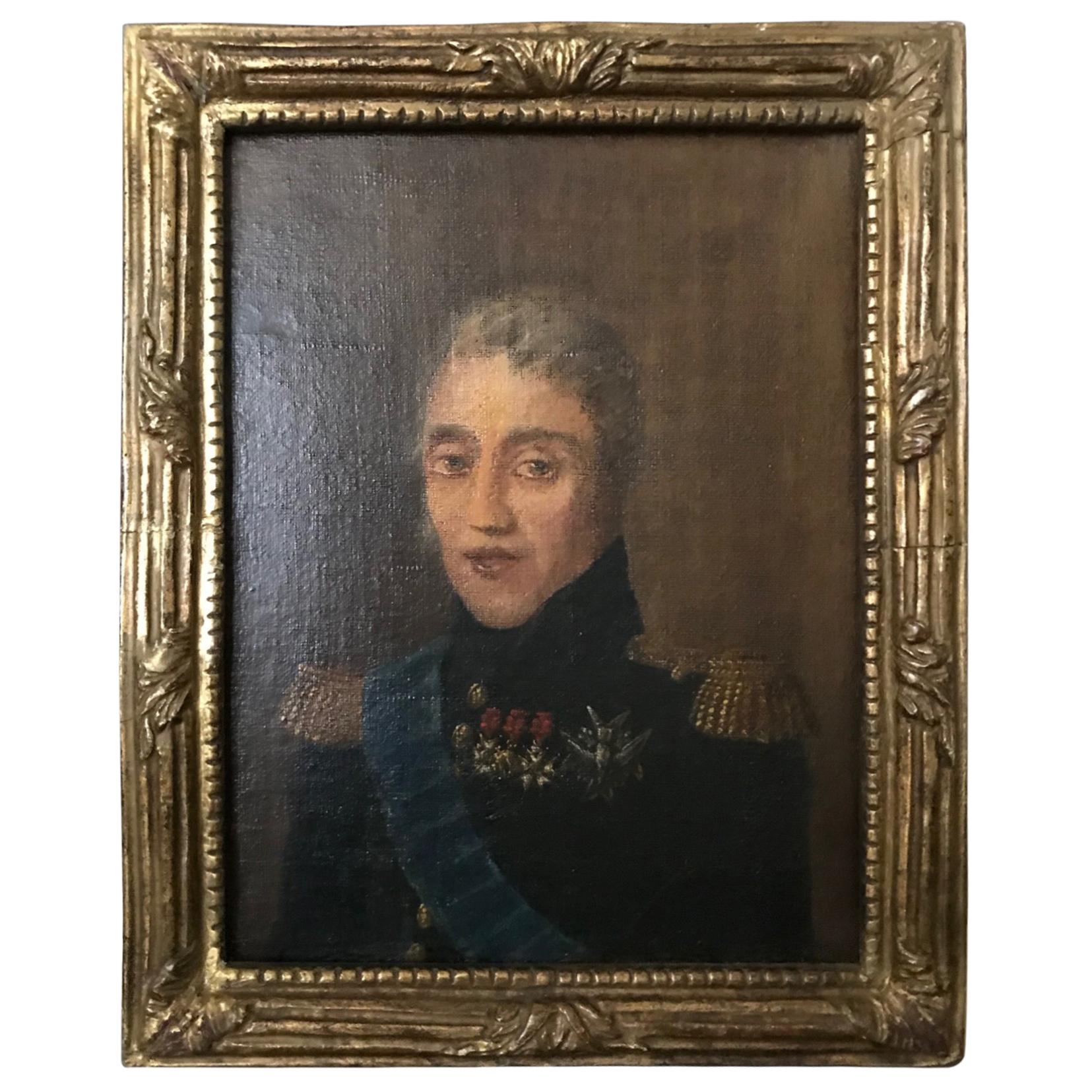 French 19th Century Portrait of a Gentleman For Sale