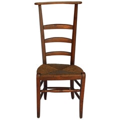 Antique French 19th Century Prie Dieu, Prayer Chair  