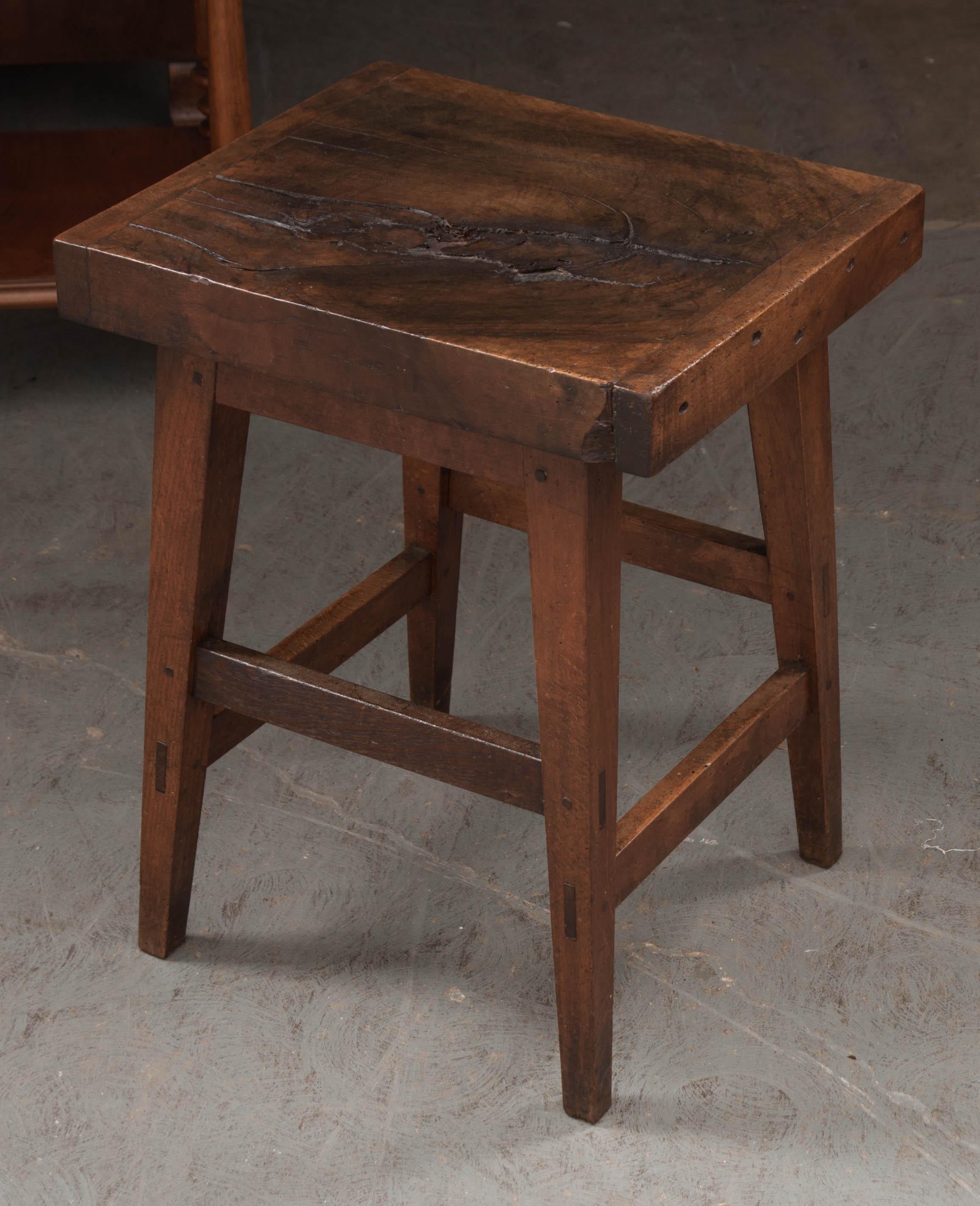French 19th Century Primitive Low Table In Good Condition In Baton Rouge, LA