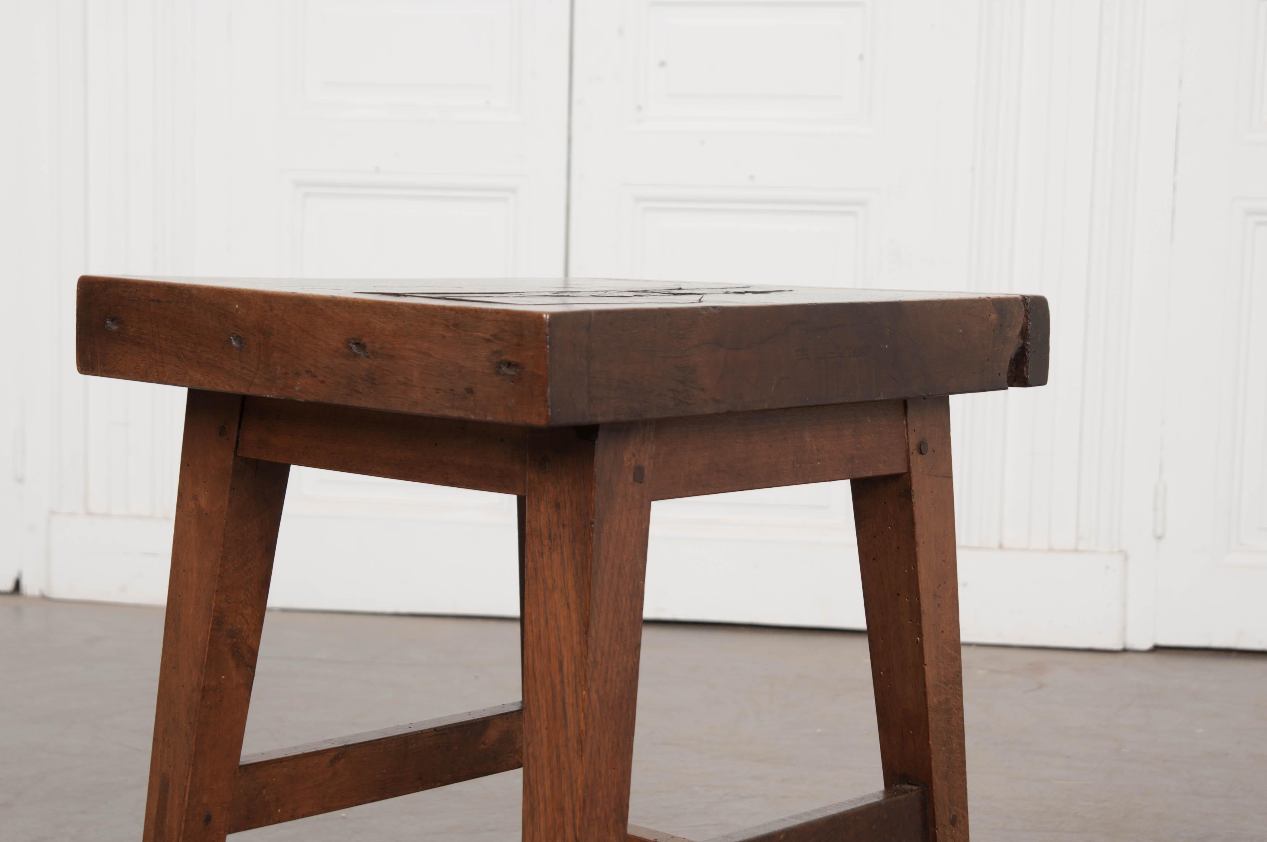 French 19th Century Primitive Low Table 3