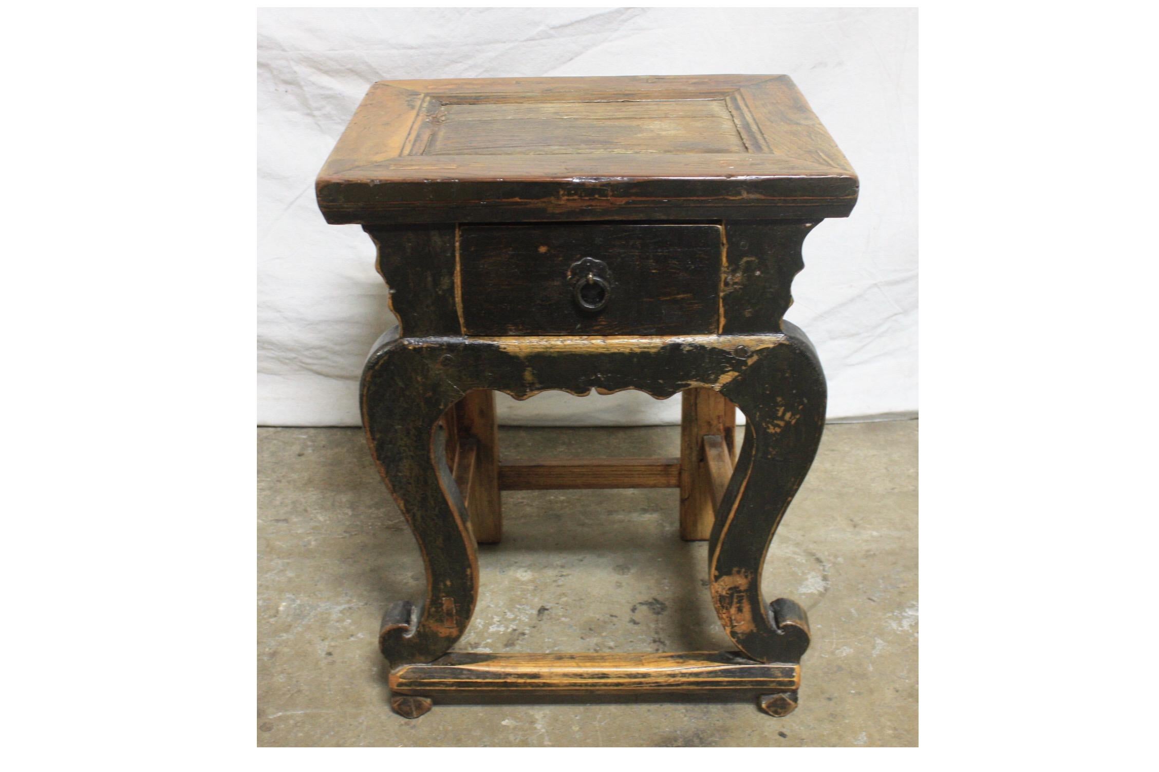 French 19th Century Primitive Side Table 2