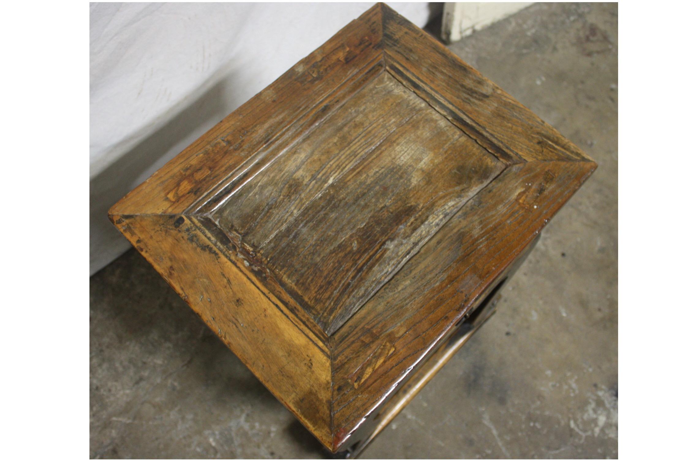 French 19th Century Primitive Side Table 3