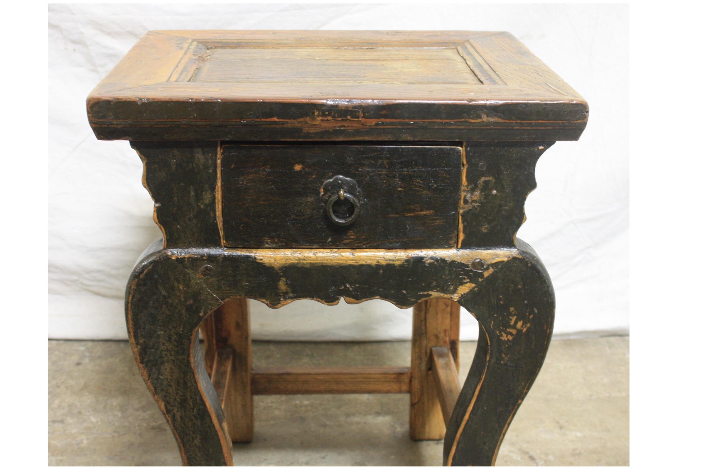 French 19th Century Primitive Side Table 4