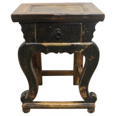 Table d'appoint primitive française du 19ème siècle