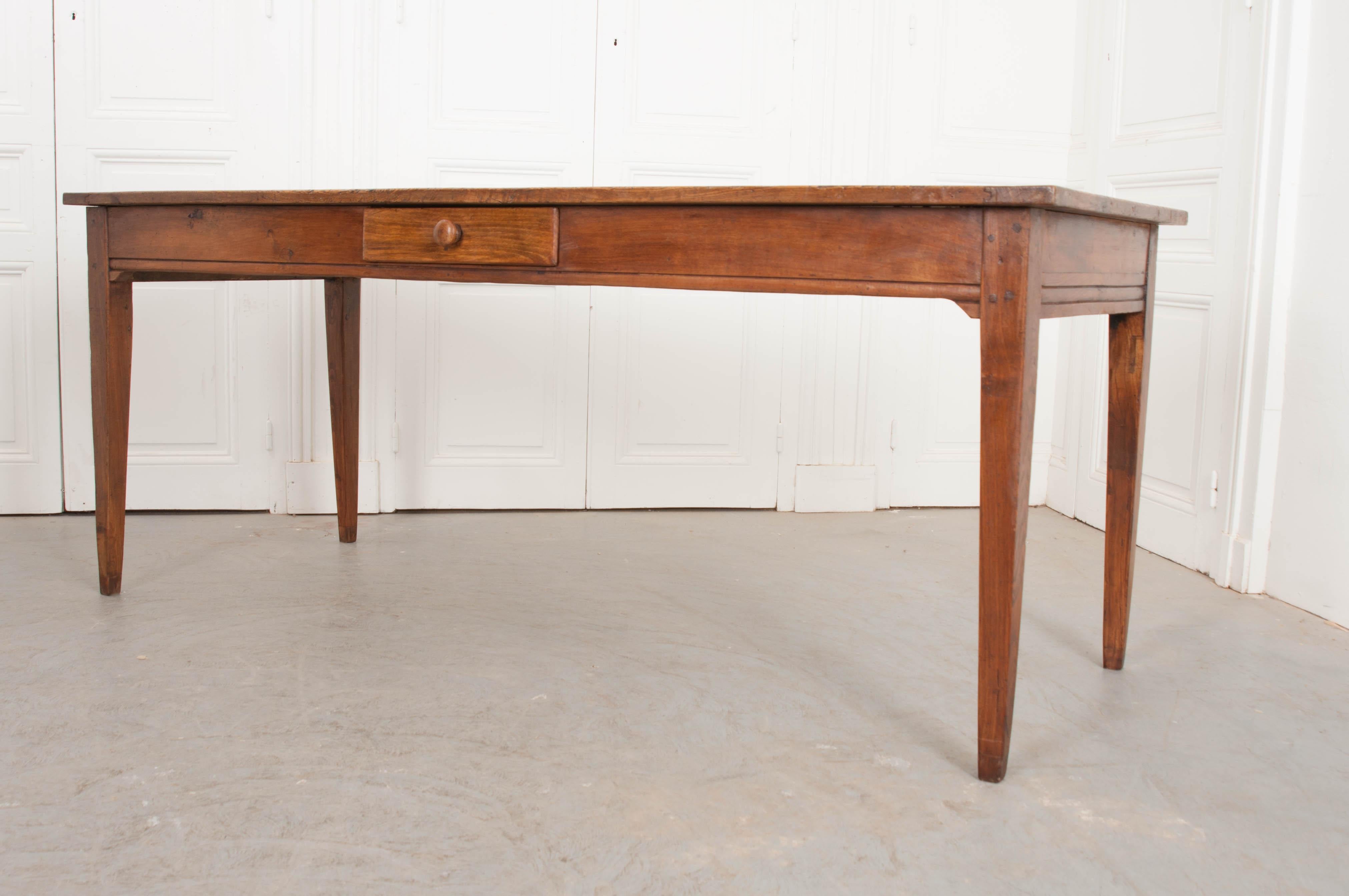 French 19th Century Provincial Ash Farm Table 3