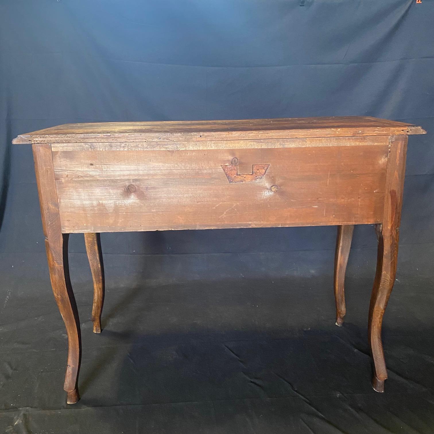 French 19th Century Provincial Carved Walnut Sideboard Buffet For Sale 9