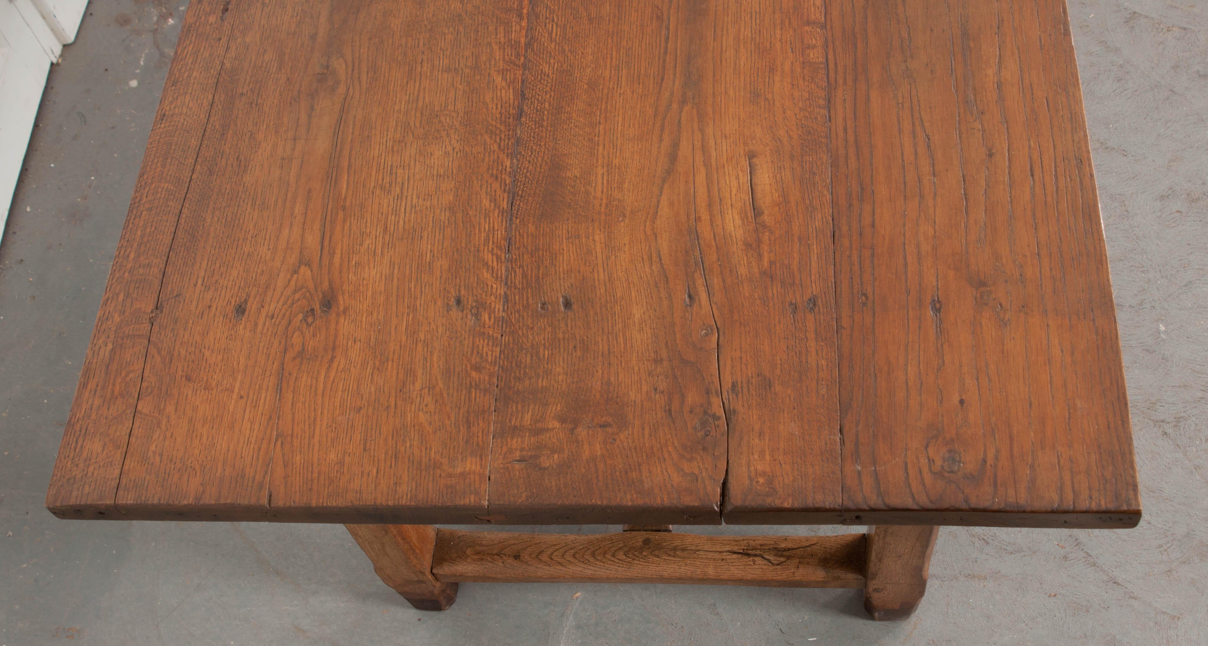 French Provincial French 19th Century Provincial Oak Farm Table