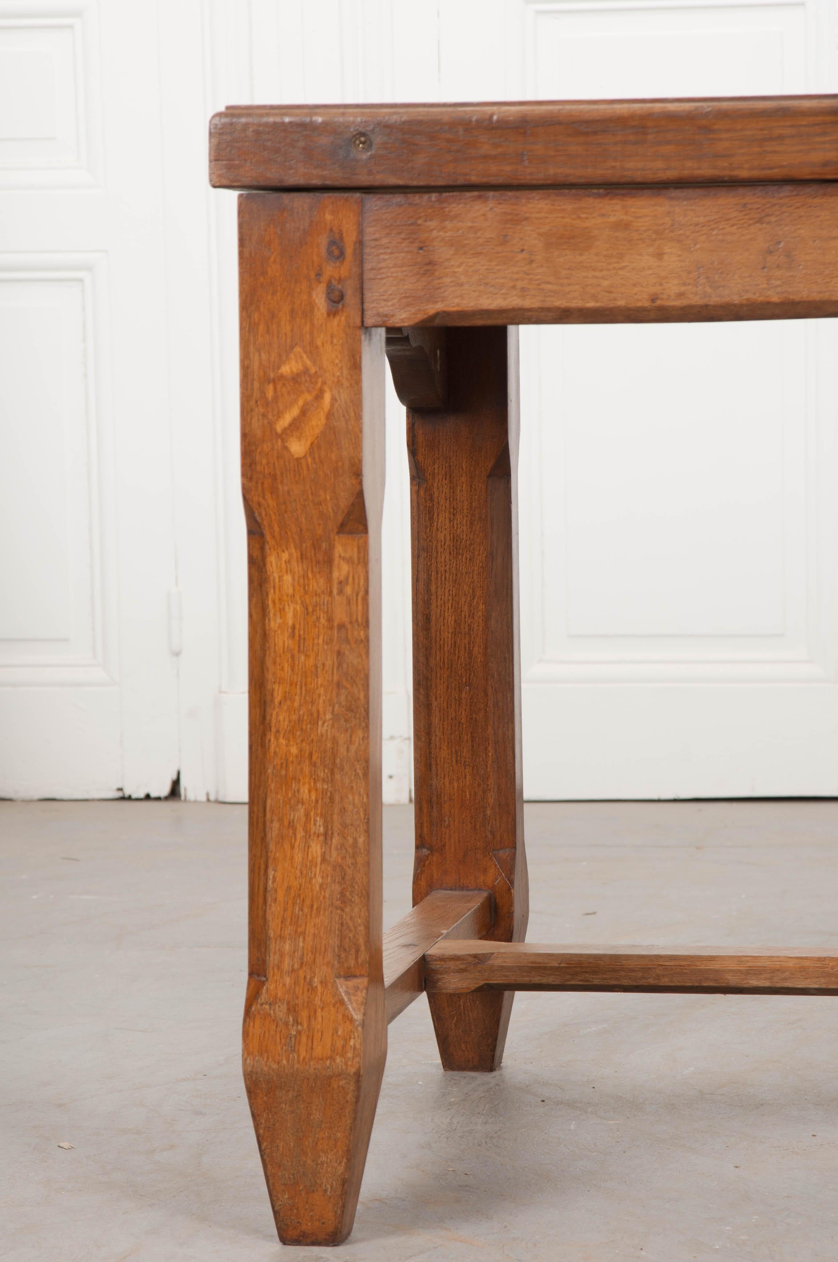 French 19th Century Provincial Oak Refectory Table 2