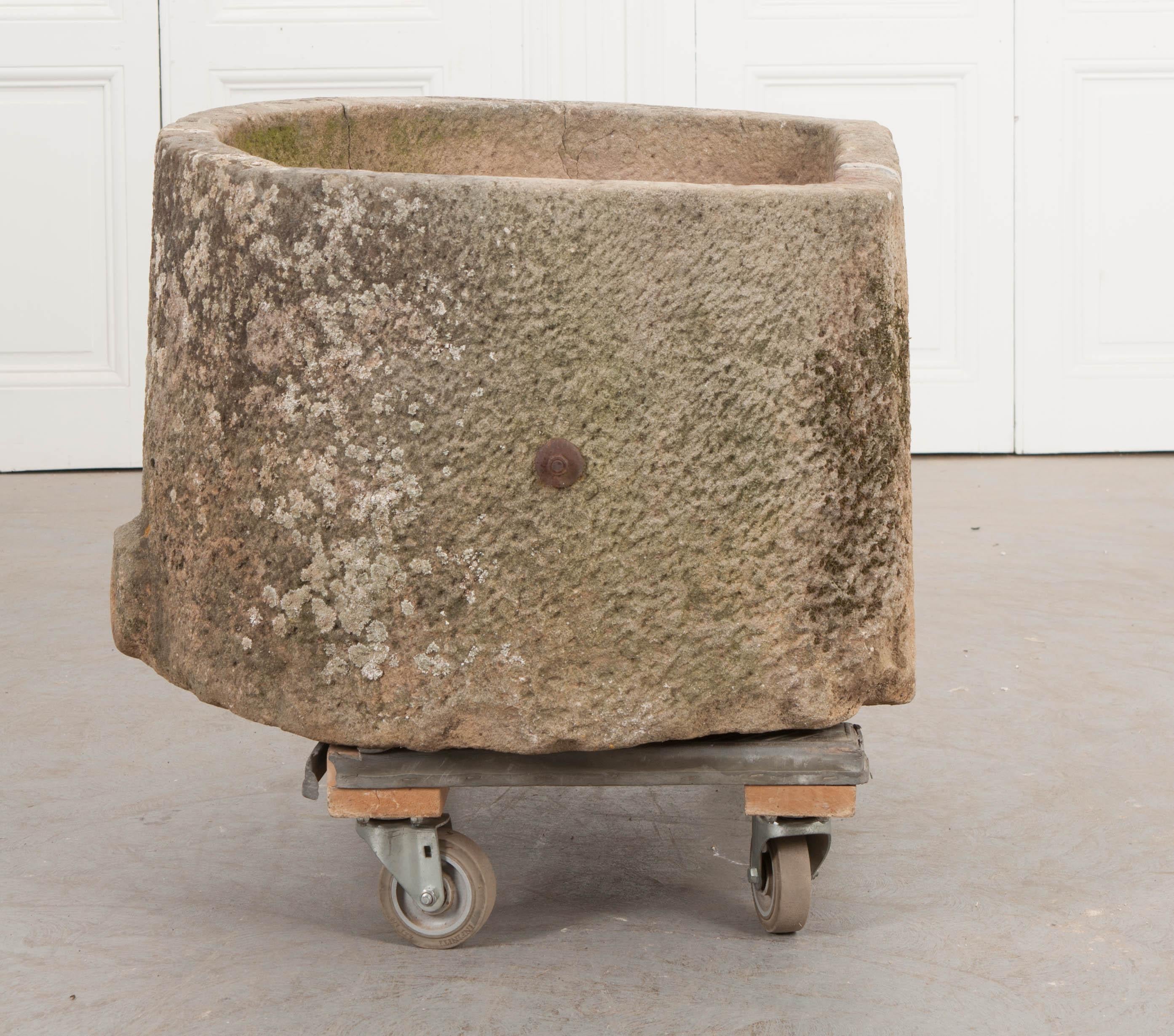 French 19th Century Provincial Stone Watering Trough 1