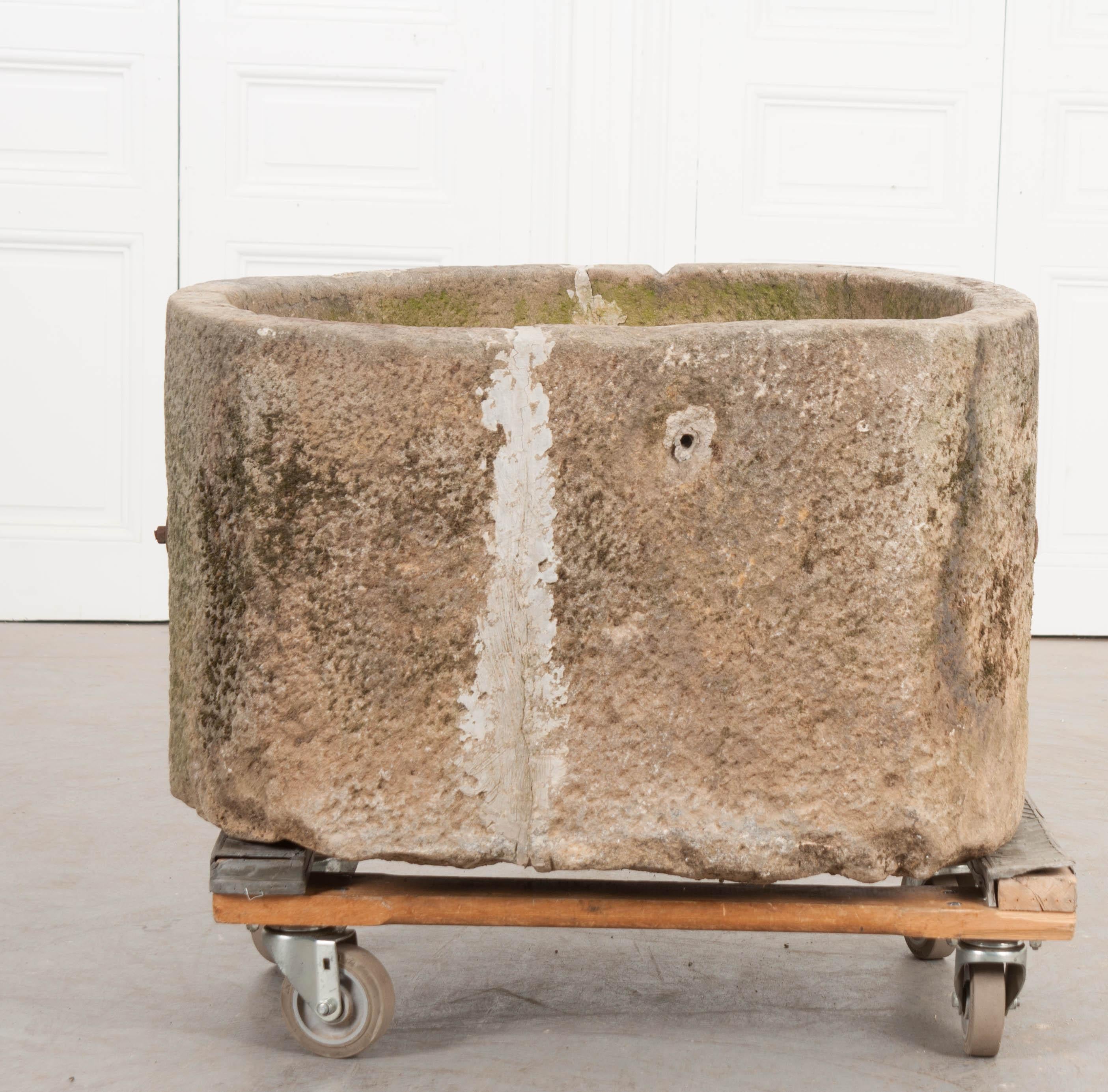 French 19th Century Provincial Stone Watering Trough 2