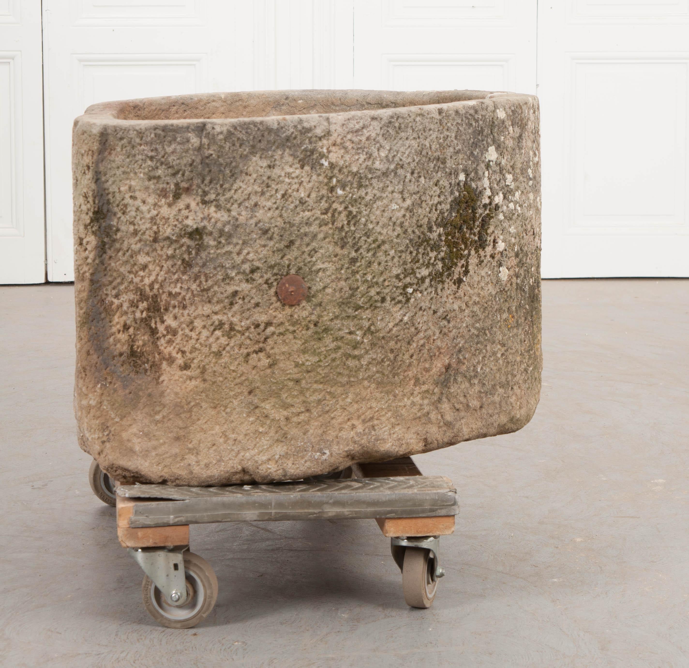 French 19th Century Provincial Stone Watering Trough 3