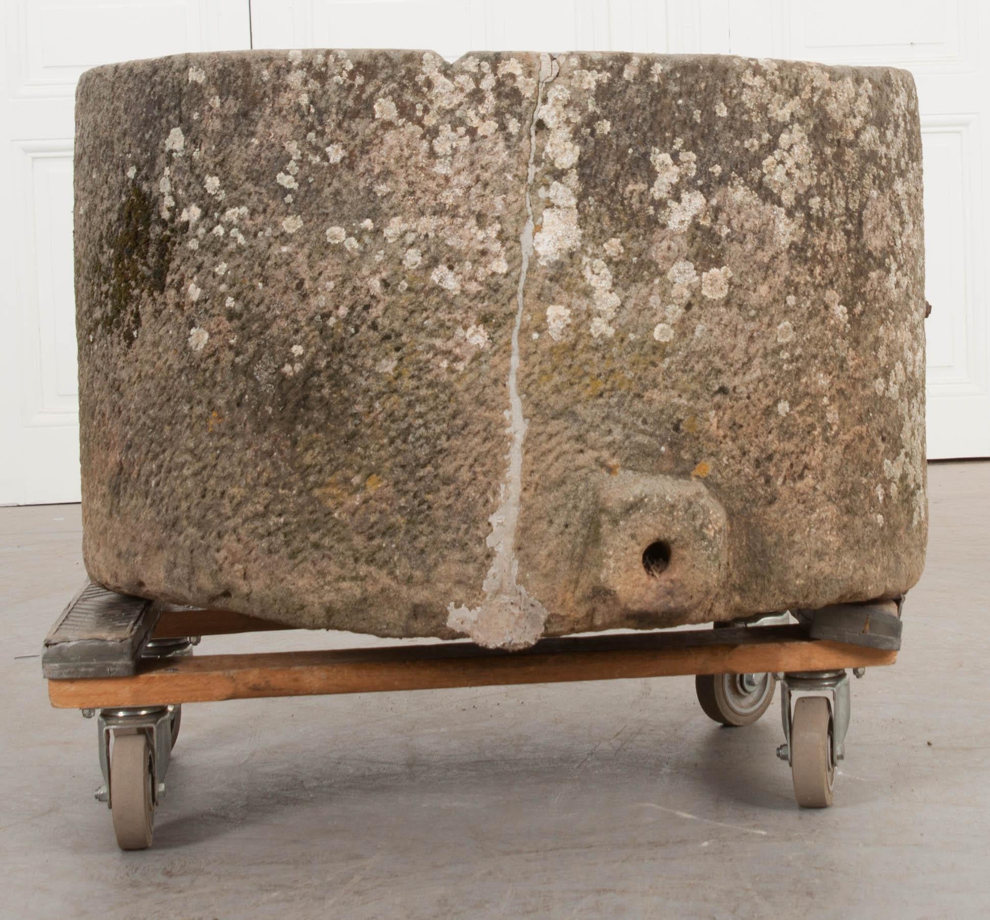 French 19th Century Provincial Stone Watering Trough 4