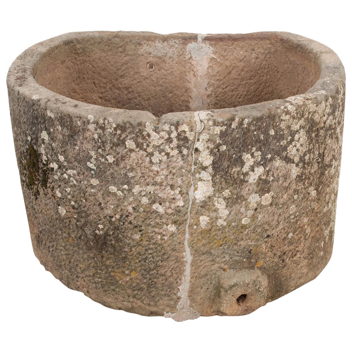 French 19th Century Provincial Stone Watering Trough