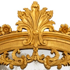 French 19th Century Regence St. Giltwood Mirror