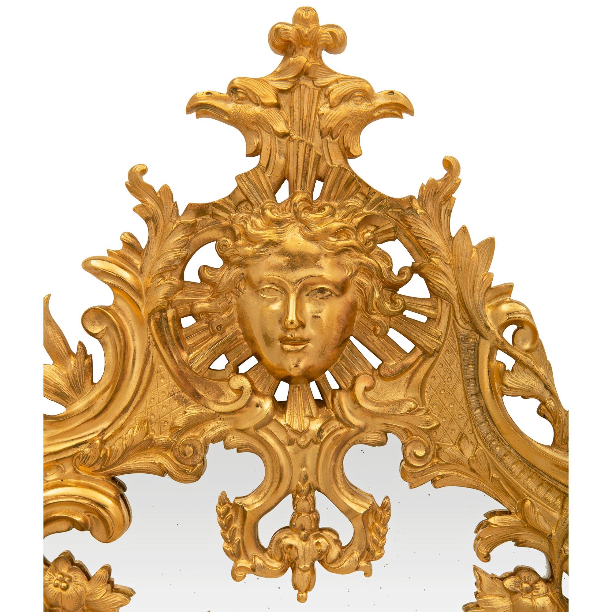 French, 19th Century, Régence St. Giltwood Mirror For Sale 1
