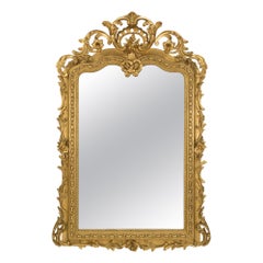 Espejo francés del siglo XIX Regence St. Giltwood