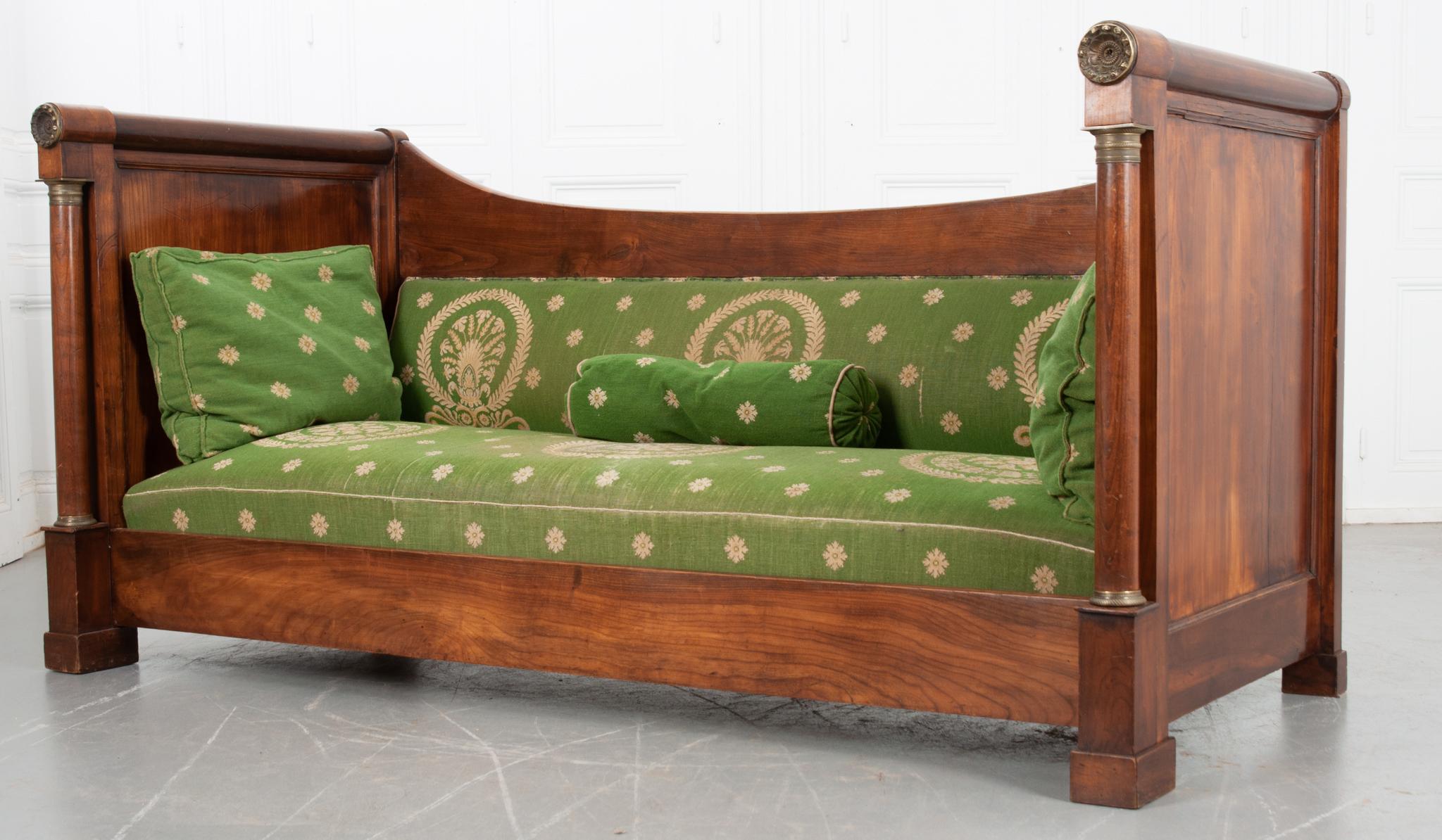 Upholstery French 19th Century Empire Style Sofa