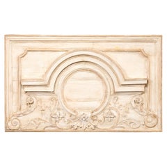 French 19th Century Relief-Carved Decorative Wall Panel, 5.5 Ft Width