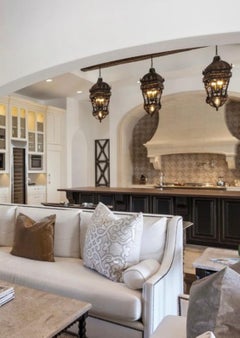 French 19th Century Renaissance Replica Wrought Iron Chandelier