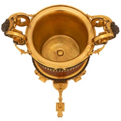 French 19th Century Renaissance St. Bronze, Marble, And Ormolu Planter/Stand
