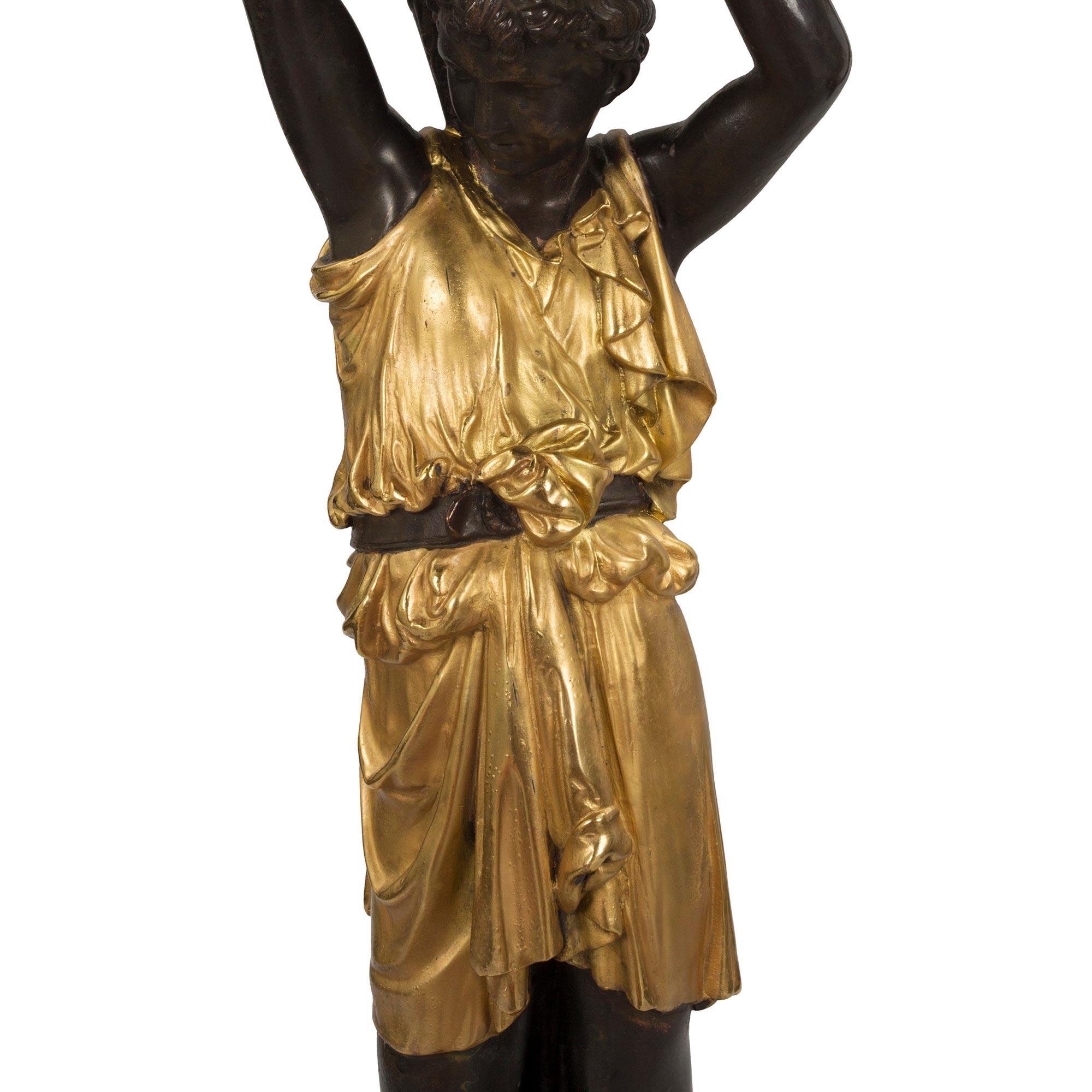 Tazza/supporto in stile rinascimentale francese del XIX secolo in bronzo e Ormolu Vide Poche in vendita 2