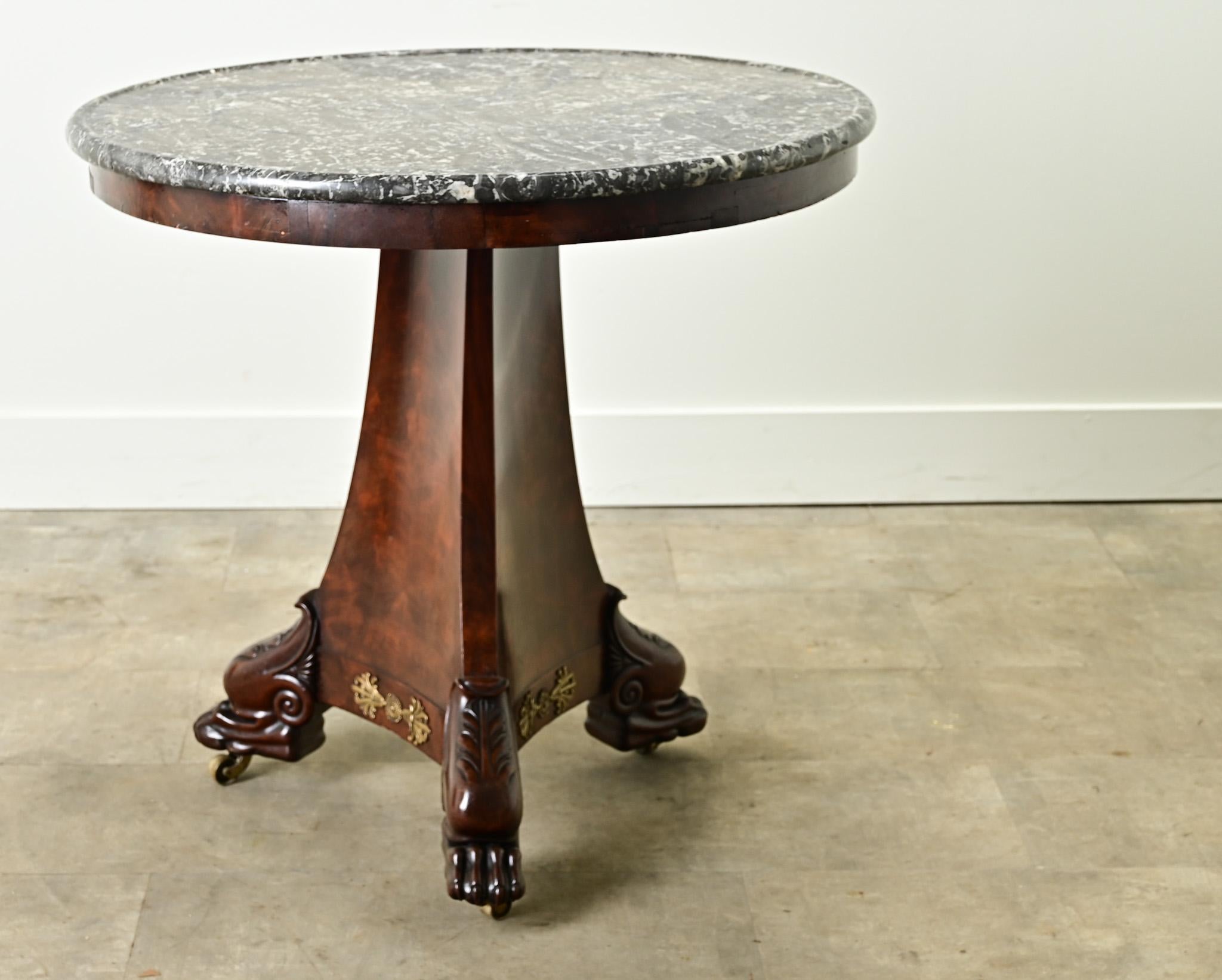 French 19th Century Restauration Center Table For Sale 6