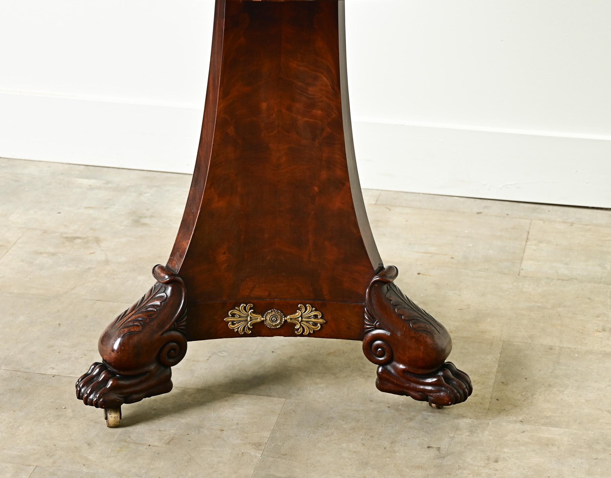 French 19th Century Restauration Center Table For Sale 7