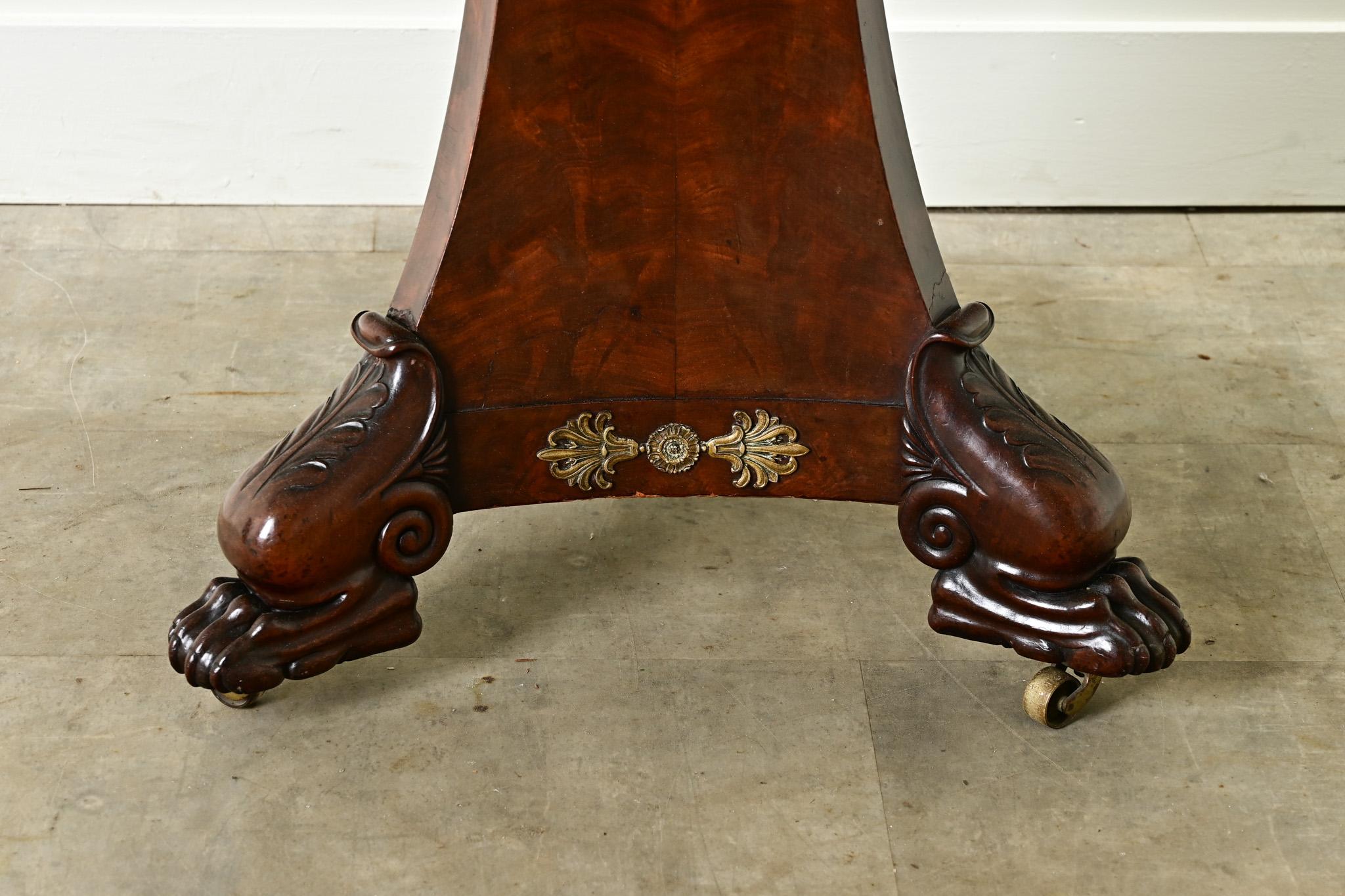 French 19th Century Restauration Center Table For Sale 1