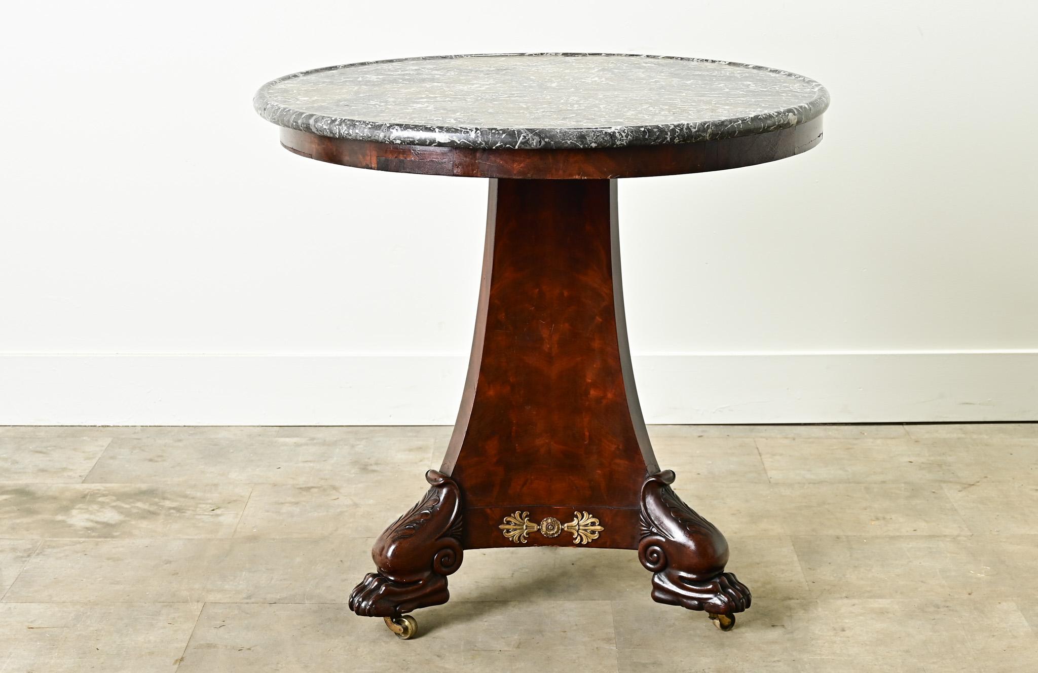 French 19th Century Restauration Center Table For Sale 3