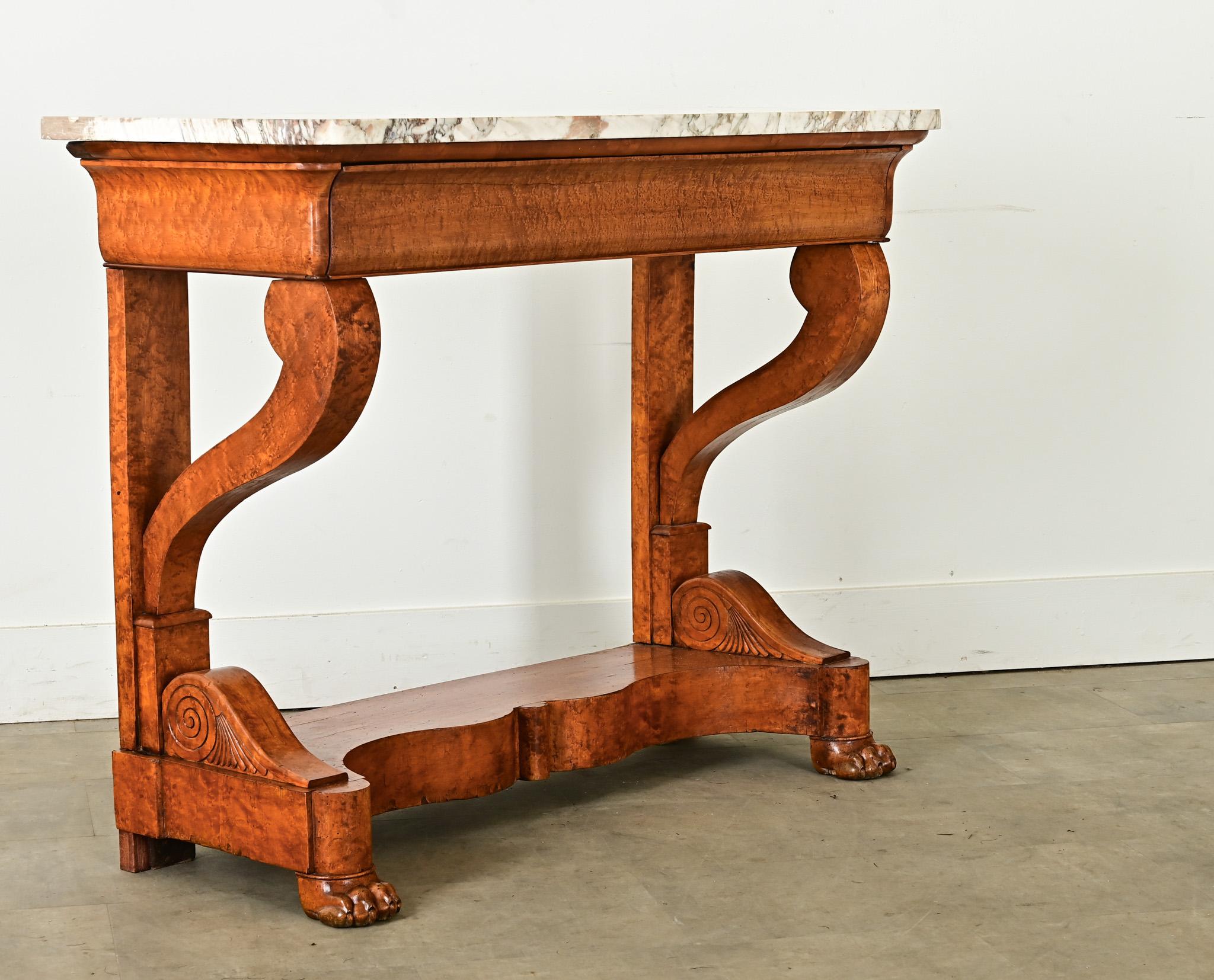 French 19th Century Restauration Console 7