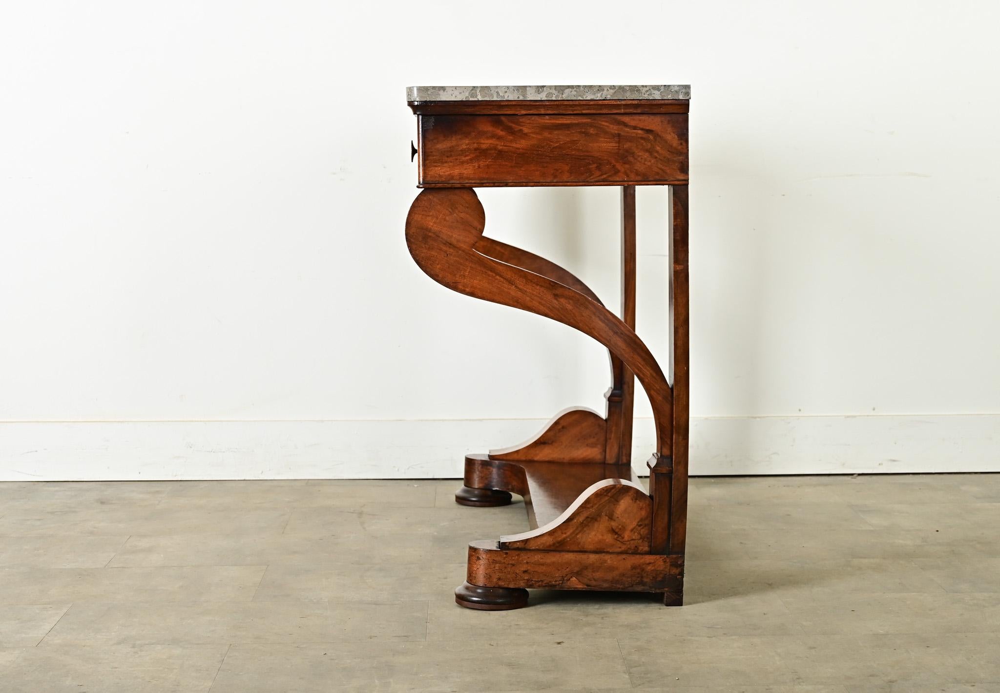 French 19th Century Restauration Console 8