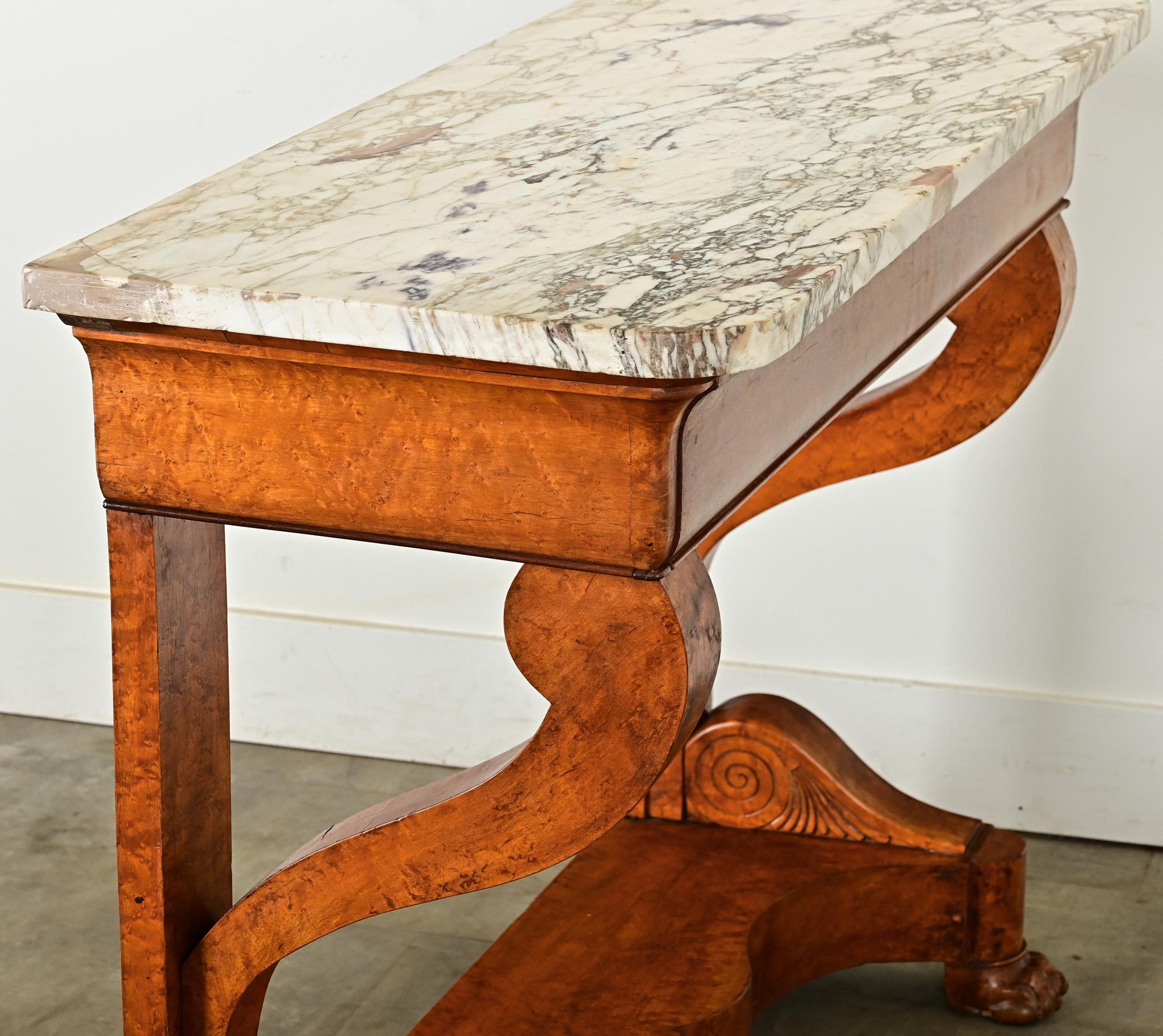 French 19th Century Restauration Console 11