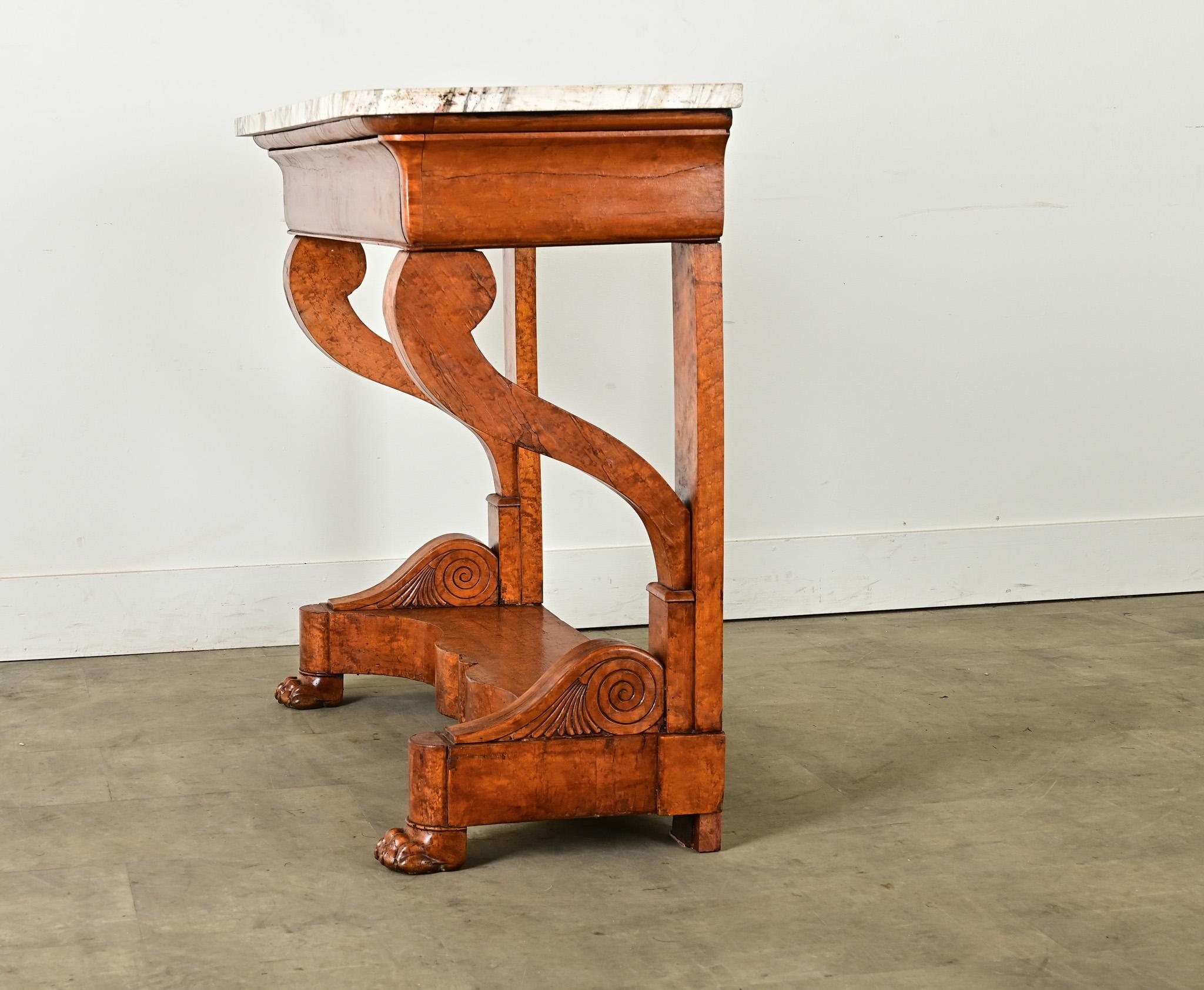French 19th Century Restauration Console 12