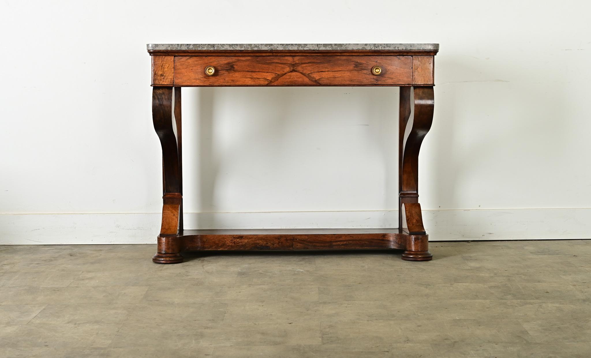 Carved French 19th Century Restauration Console