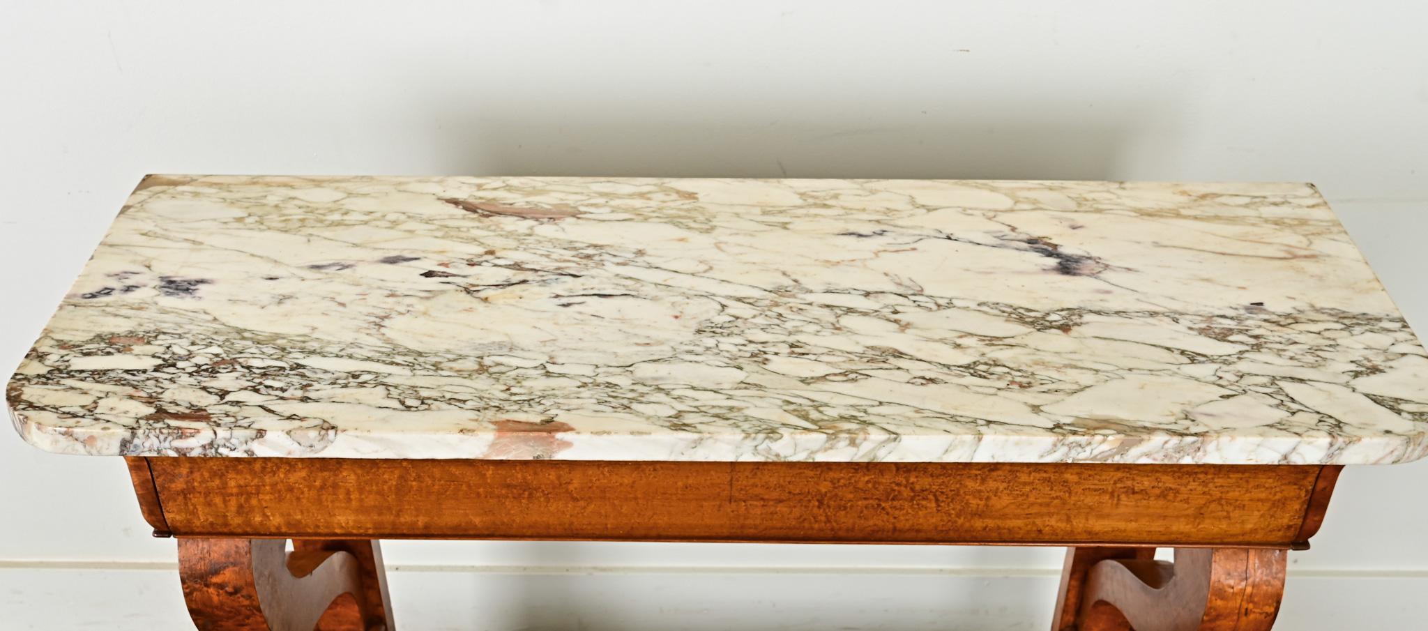 Marble French 19th Century Restauration Console