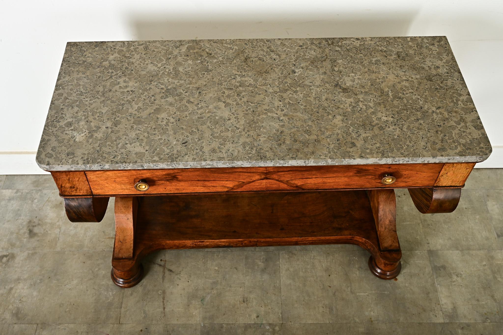 French 19th Century Restauration Console 1