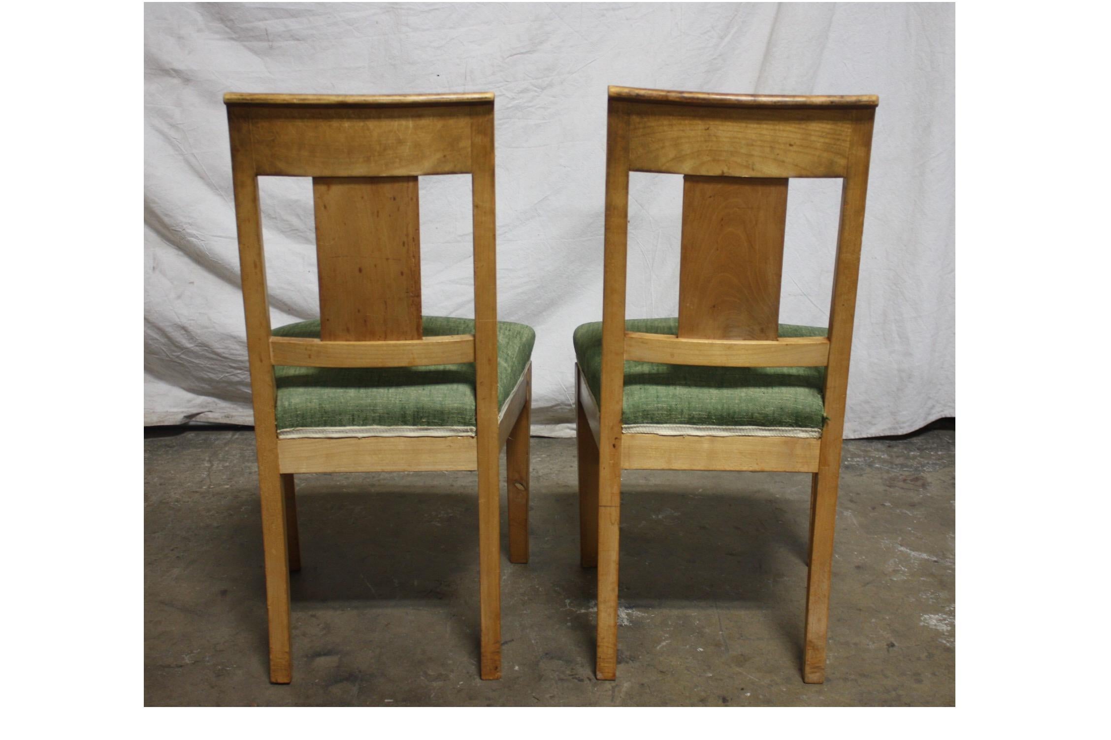 French 19th Century Restauration Dining Room Chairs For Sale 2