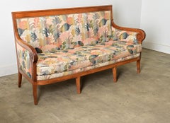 French 19th Century Restauration Fruitwood Settee