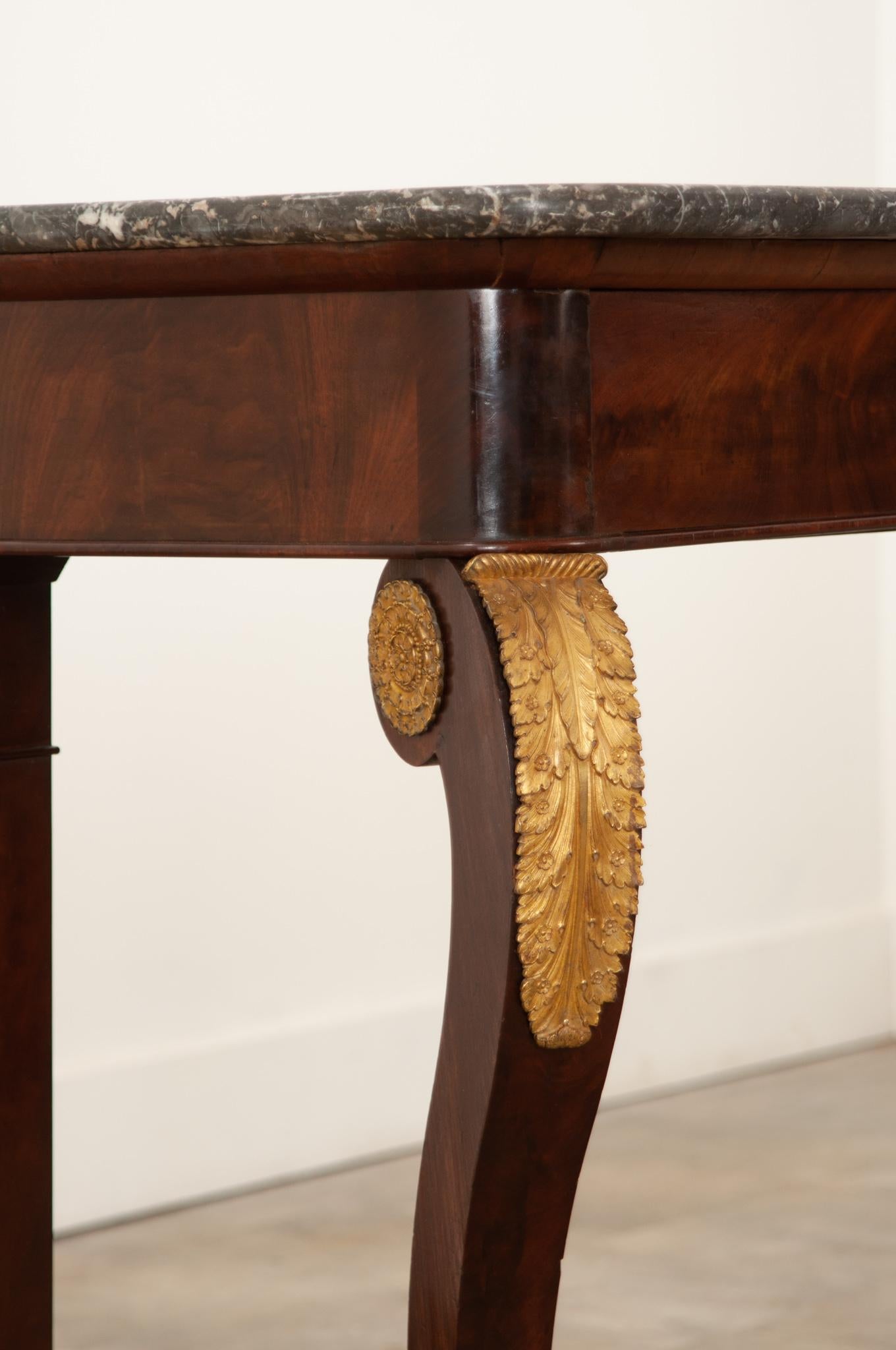 French 19th Century Restauration Style Console Table For Sale 7