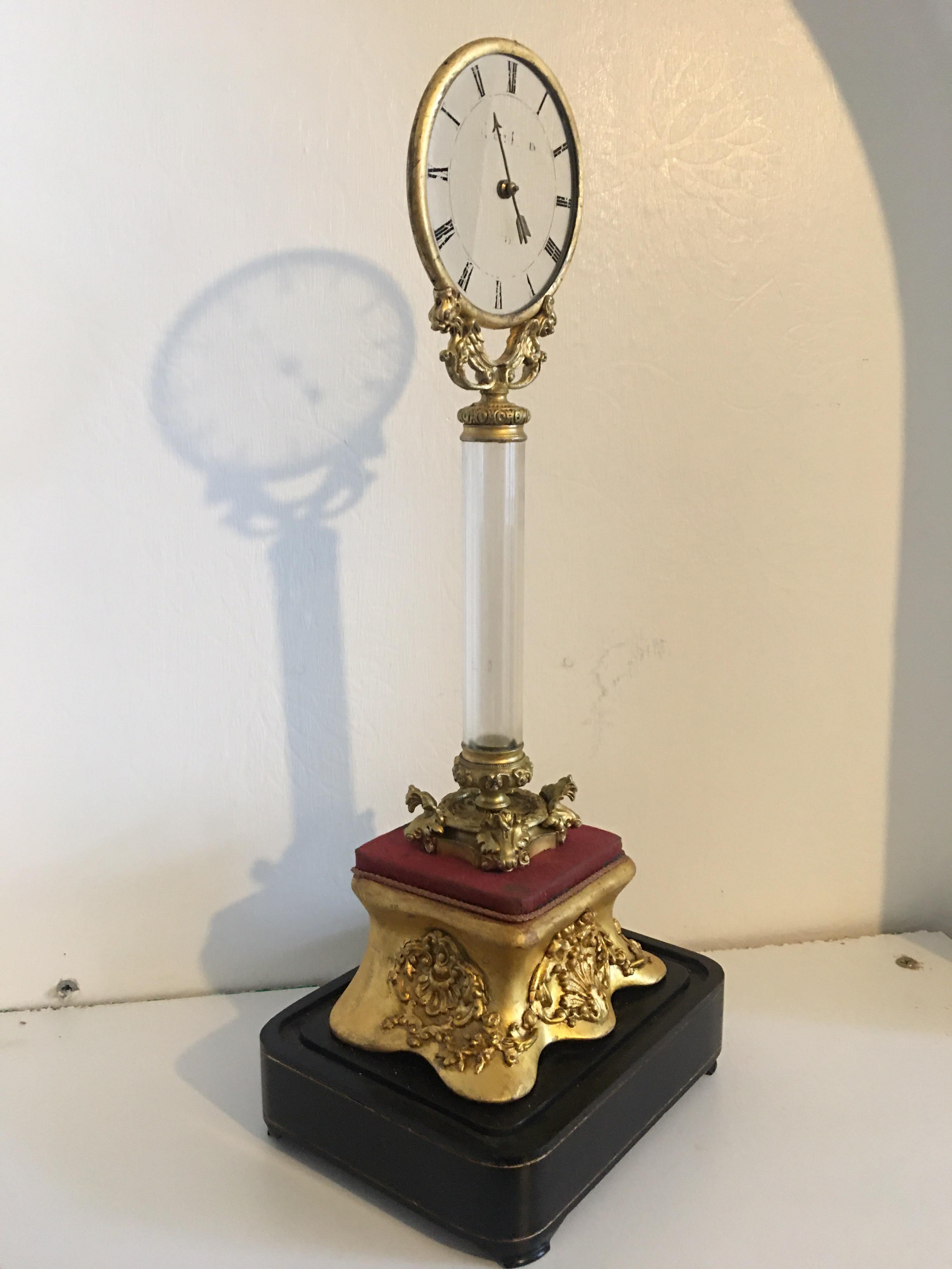 French, 19th Century, Robert Houdin Mystery Clock For Sale 7