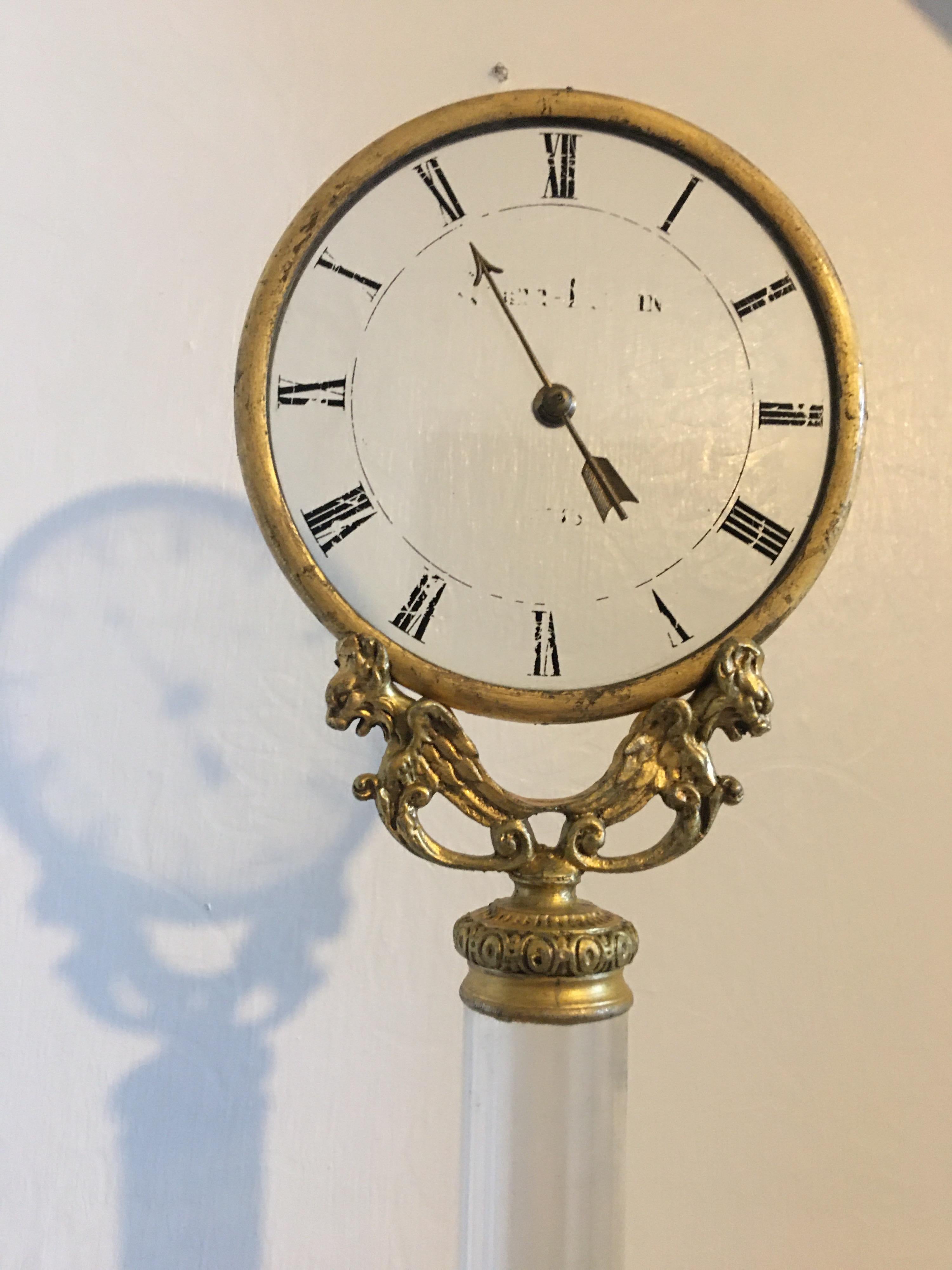 French, 19th Century, Robert Houdin Mystery Clock For Sale 8